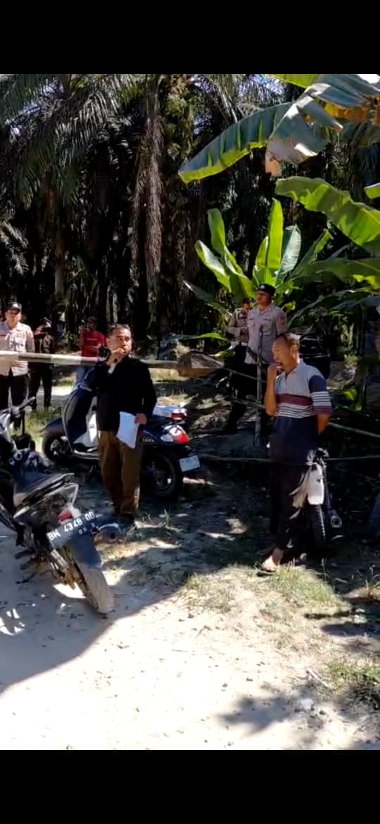 PULUHAN MASYARAKAT DAN YAYASAN PEDULI HUTAN GELAR AKSI DAMAI DI LAHAN PERKEBUNAN SAWIT DIDUGA DALAM KAWASAN HUTAN