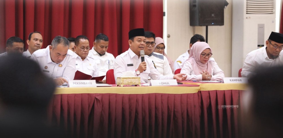 Wabup Syafaruddin Poti Hadiri High Level Meeting Provinsi Riau Guna Perkuat Sinergi Pengendalian Inflasi Selama Bulan Ramadhan