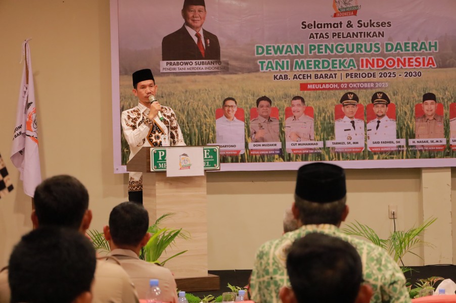 Bupati Tarmizi Dukung Tani Merdeka, Fokus Perkuat Sektor Pangan Aceh Barat