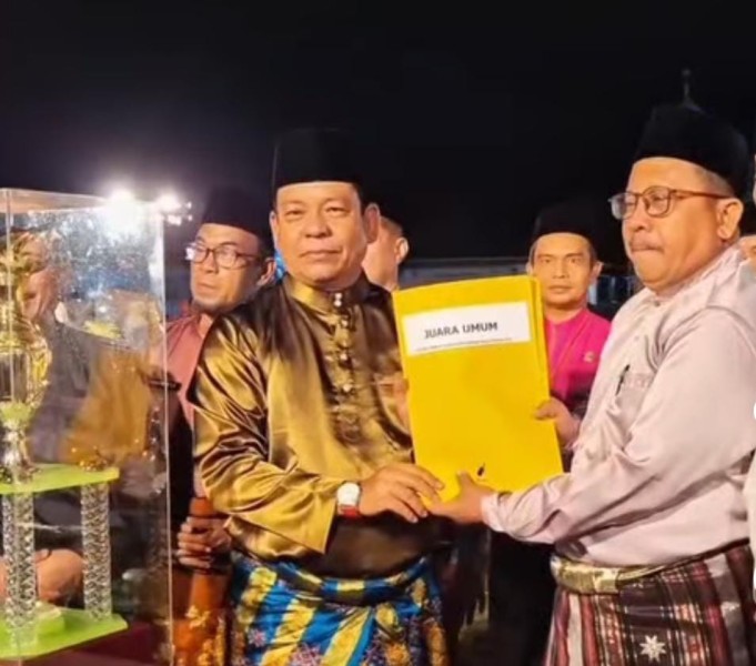 Penutupan MTQ Rohul XXV, Kec. Rokan IV Koto Raih Juara Umum 3 tahun Berturut-turut