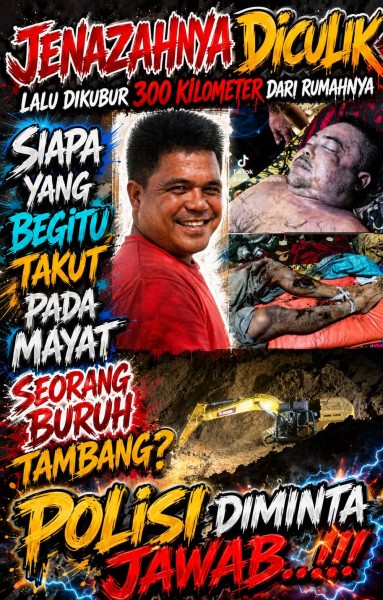 KEPALA DESA DIDUGA PUNYA GELONDONGAN EMAS DI SAMPING RUMAH, SEORANG BURUH TEWAS DI TAMBANG ILEGAL PANABARI