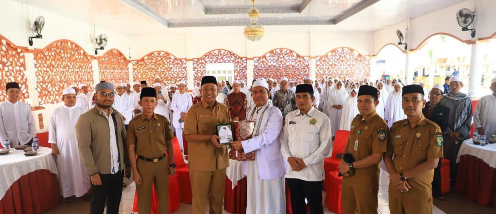 Silaturahmi Akbar jamaah haji Rokan Hulu tahun 2025, Anton : jadikan sebagai wadah mempererat ukhuwah islamiah