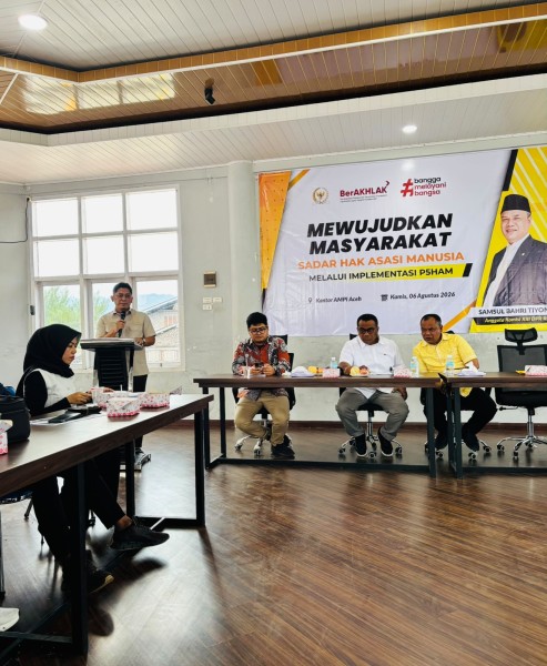 Ketua Harian Golkar Aceh Khalid S.Pd.I : Aceh Punya Modal Besar Menjadi Teladan Perlindungan HAM Berbasis Nilai Islam dan Kearifan Lokal di Indonesia
