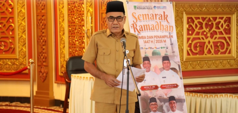 Gelorakan Syiar Islam : Lomba Semarak Ramadhan 1447 H Resmi Dibuka di Masjid Agung Islamic Center Rokan Hulu