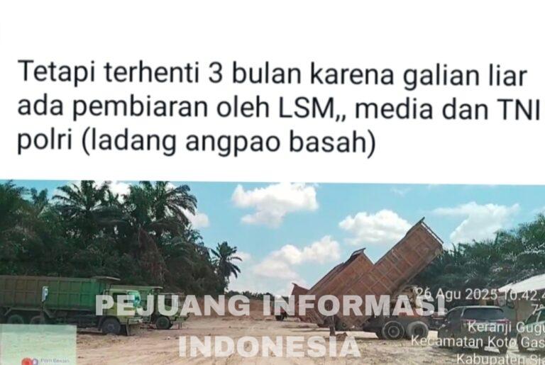 Galian C Berizin Terhenti, Sementara Tambang Ilegal di Siak Kian Merajalela
