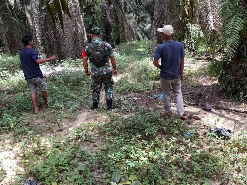 Koptu Arpan Supandi Pantau Ketat Karhutla di Marempan Hulu: Jamin Keamanan Siak dari Ancaman Kebakaran di Hari Selasa