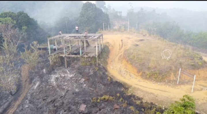 Ratusan Hektare Kawasan Hutan di Rokan Hulu Terbakar, LSM KOREK Riau Desak Penegakan Hukum Tegas