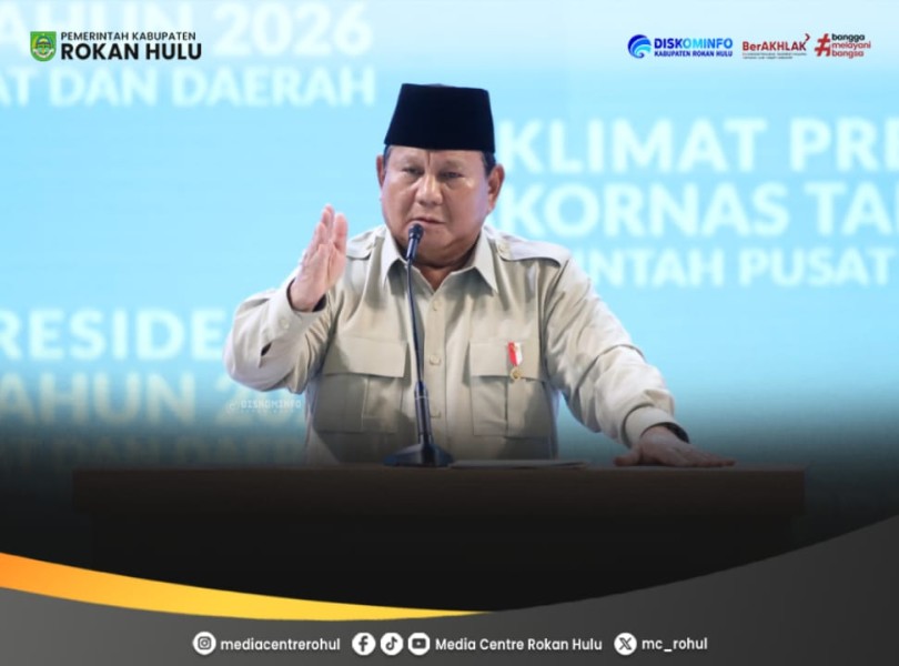 Presiden Prabowo Deklarasikan Perang Lawan Sampah, Bupati Anton dan Forkopimda Rohul Siap Laksanakan Arahan
