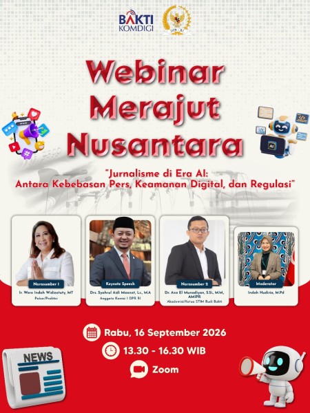 Sahrul Aidi Dorong DPR Ri Segera Bahas RUU AI, mulai mengubah wajah Jurnalistik.