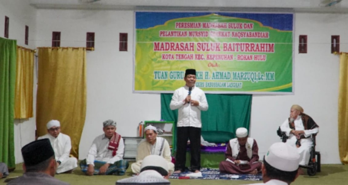 Wabup Syafaruddin Poti Hadiri Kegiatan Surau Suluk Baiturrahim Kota Tengah